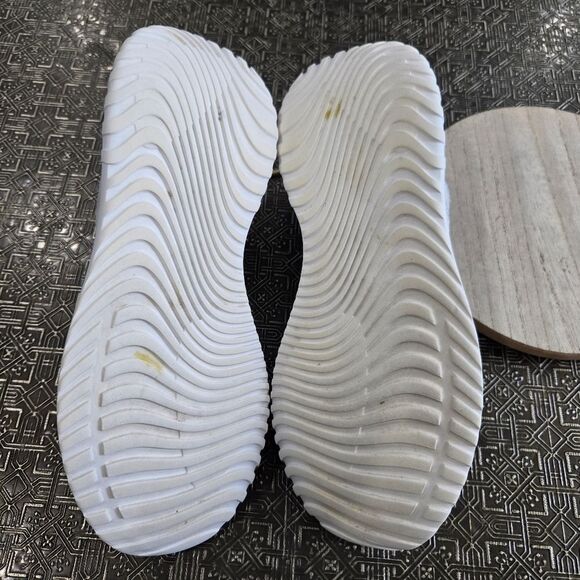 🐢 Adidas Women's Kaptir X Sneaker Grey Two/Cloud White/Green Size 9.5 - Picture 8 of 10